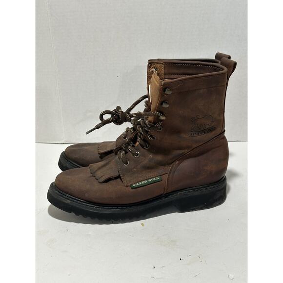 &Work Other - Silver Bull Mens Work boots leather waterproof oil resistance Sz men 8.5 - w 9.5
